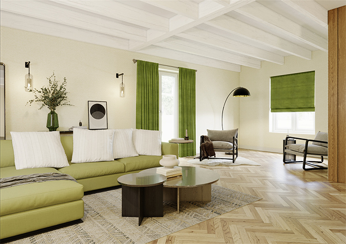 Nova, Lime - Made to Measure Curtains - Image 7